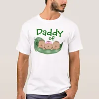 Daddy of Mixed Triplets with Darker Skin T-Shirt