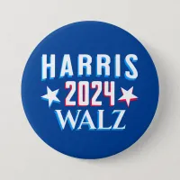 Kamala Harris and Tim Walz 2024 Button