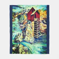 Colorado River Fleece Blanket