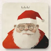 Tired Santa Beverage Coaster