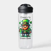 St Patrick's Day Leprechaun | Cheers to Green Beer Water Bottle