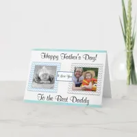 "Best Daddy" Photo "Father's Day" card