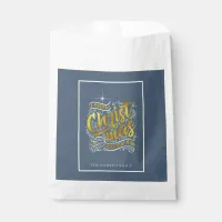 Magical Christmas Typography Gold ID441 Favor Bag