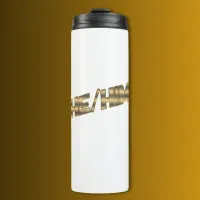 He Him Gold Thermal Tumbler