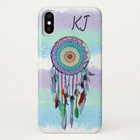 Personalized Colorful Hand Drawn Dreamcatcher  iPhone X Case