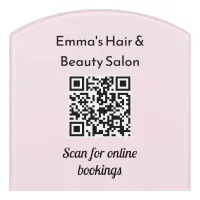 Business QR Code Promotional Custom Beauty Salon Door