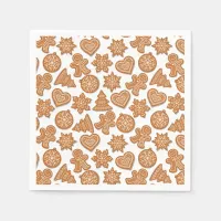 Gingerbread Man Cookies Cute Christmas Napkins