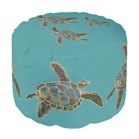 Ottoman - Turtles Swimming