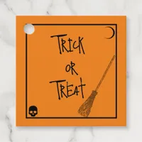 Halloween Trick or Treat Favor Favor Tags