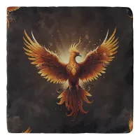 Fiery Phoenix Cushion Trivet