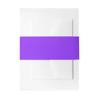 Purple Invitation Belly Band