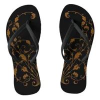 Elegant, Vintage, Victorian Steampunk Flip Flops