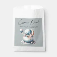 Cosmic One! Celestial 1st Boy Birthday  Favor Bag