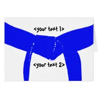 Martial Arts Light Blue Belt