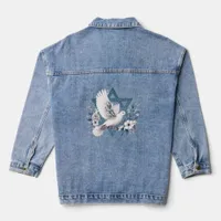 Peace Dove and Star of David Denim Jacket