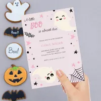 A Little Boo Cute Fall Baby Shower  Invitation