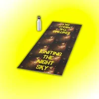 Fireworks of Star Formation Yellow | Yoga Mat