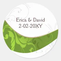 green envelope seal