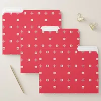 Christmas Holiday Charm Pattern 09 -  File Folder