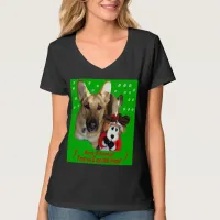 Christmas German Shepherd & Toy Reindeer T-Shirt