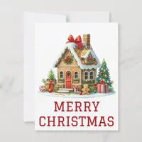 Gingerbread House Christmas Card