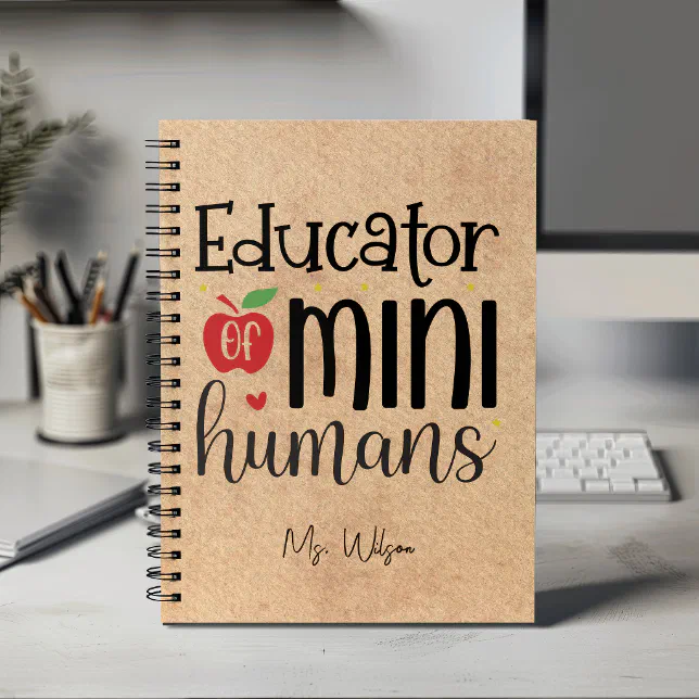 Funny Teacher Appreciation Gift Notebook