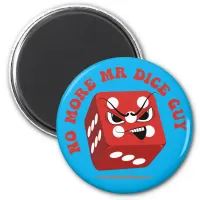 Funny Craps Game Red Dice Casino Pun Magnet