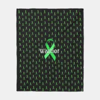 Lyme Disease Awareness Ribbon Warrior Blanket