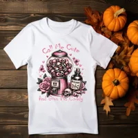 Twist on Spooky Style: Pink Halloween Sublimation T-Shirt