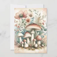 Cottage Core | Vintage Mushrooms and Flowers 