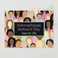 International Women's Day - March 8th  Postcard