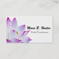 Reiki Master or Practitioner Light Filled Business Business Card