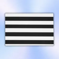 Simple Black and White Stripes | Placemat