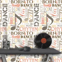 Born to Dance Brown ID277 Wallpaper