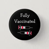 Fully Vaccinated Against Covid-19  Button