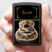 Nature-Inspired Guitar Zippo Lighter