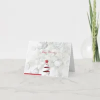 Folded holiday cards 