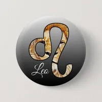 Leo Horoscope Sign Lion Zodiac Symbol Buttons