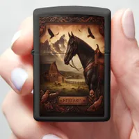 Edward, The Mountain Horse Zippo Lighter