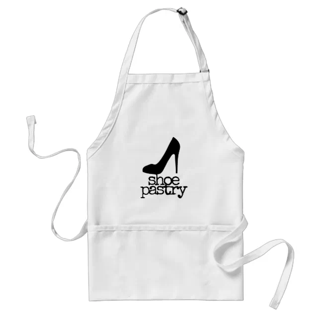 Funny Pun / Wordplay Shoe (Choux) Pastry Adult Apron