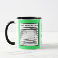 Best Dad Ever | Fathers Day Funny Attributes Green Mug