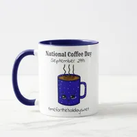 National Coffee Day September 29 | Funny Holiday Mug