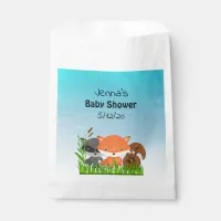 Personalized Woodland Creatures Baby Shower Bag