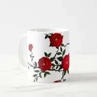 Elegant Red Rose Coffee Mug