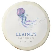 Jellyfish Ocean Beach Under The Sea Baby Shower  Sugar Cookie