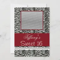 Chic Sweet Sixteen party photo Invitation