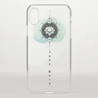 *~* Stars Lotus Moon Watercolor Sacred iPhone X Case