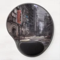 Abandoned City | Post Apocalyptic Dystopia  Gel Mouse Pad