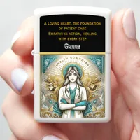 Compassionate Health Guardian Empowerment Zippo Lighter