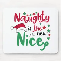 Fun Typography Christmas Mouse Pad